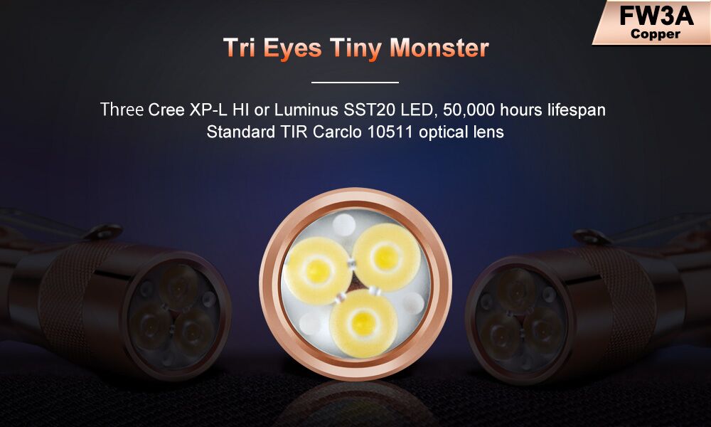 FW3A Copper (Discontinued) - Lumintop