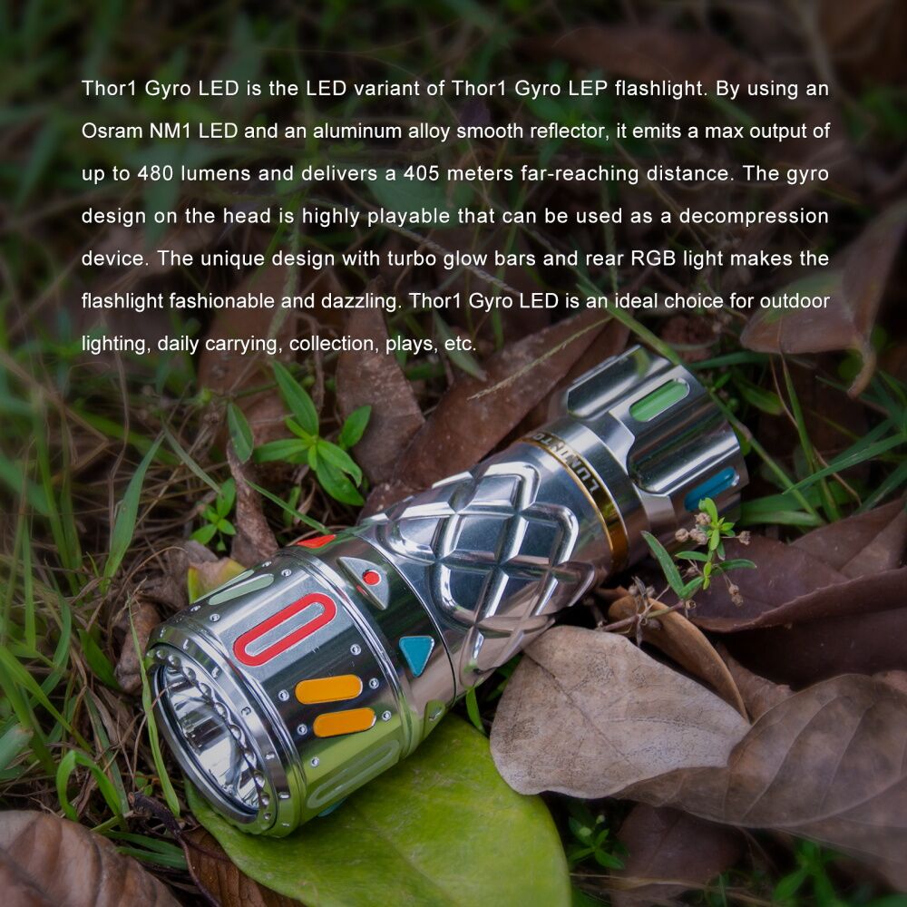 ライト・ランタン LUMINTOP THOR 1 GYRO LED / AL Thor 1 Gyro LED (Aluminum) - Lumintop