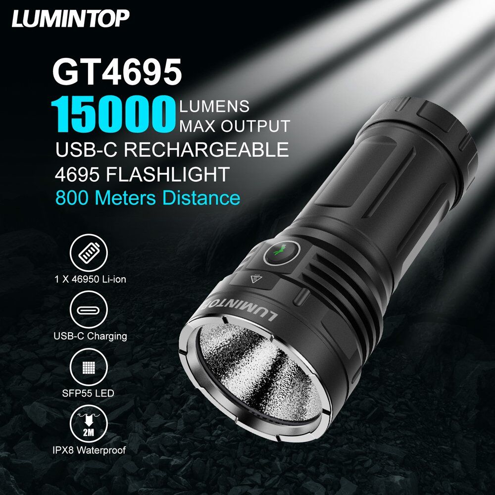 X-501 Most Powerful Flashlight Multi-modes USB Led+cob Torch Lamp Side  Light Built-in Battery Best Camping Tactical Flashlight