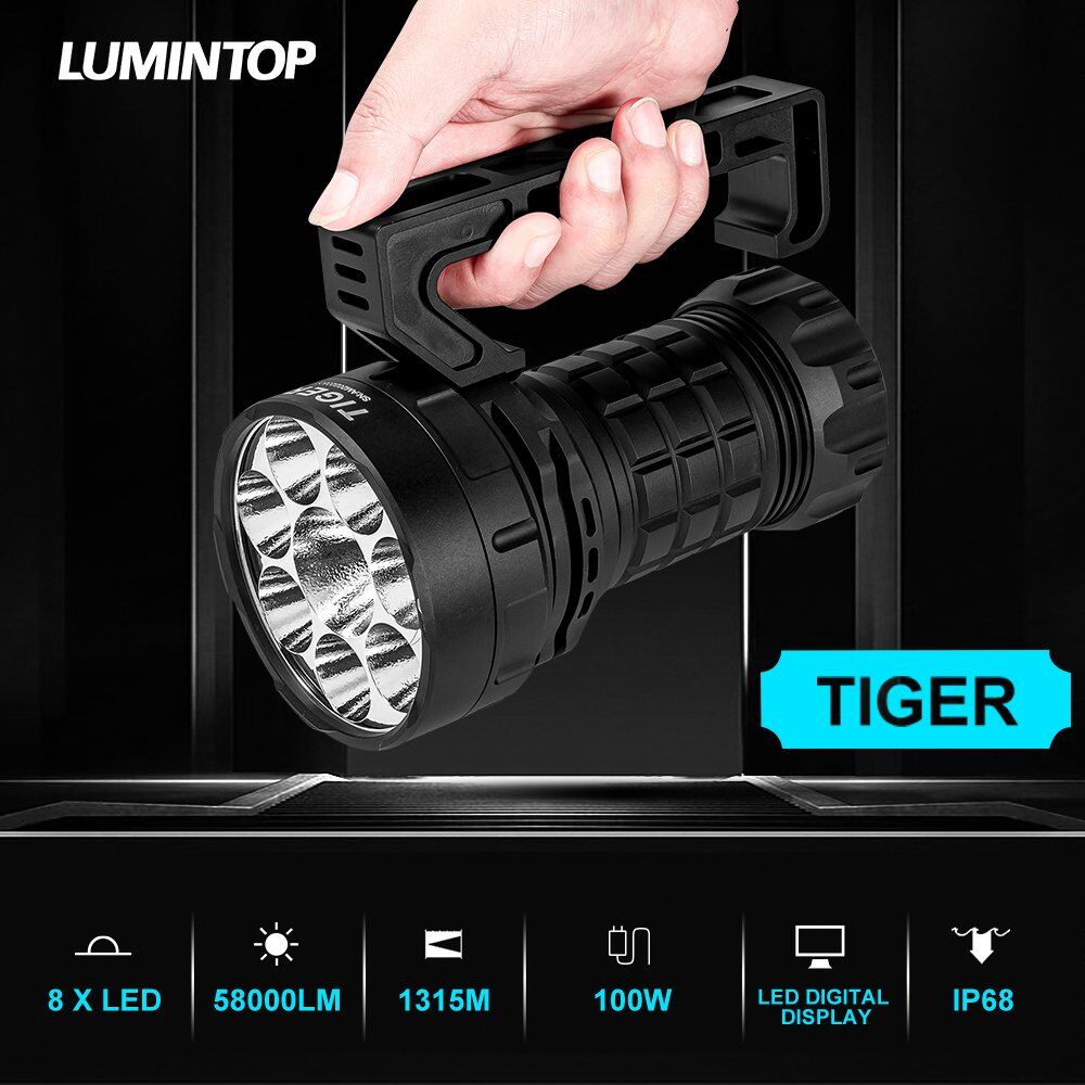 人気ブラドン ルミントップ LUMINTOP Tiger Small 45000ルーメン 爆光